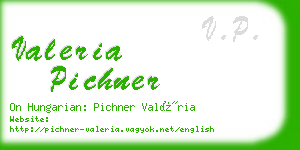 valeria pichner business card